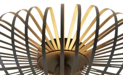 Trio Deckenleuchte, 1-flammig, Metall schwarz ´groß` | 50 cm