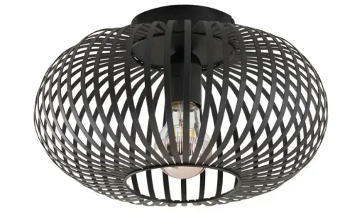 Trio Deckenleuchte, 1-flammig, Metall schwarz ´klein` | 30 cm