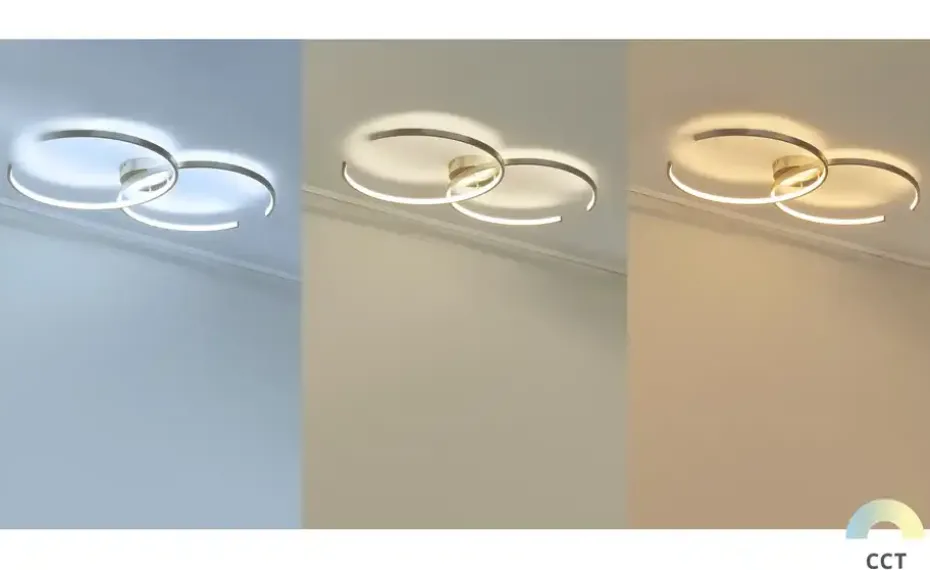 Trio Deckenleuchte, Nickel-matt, WiZ-Connected | edelstahlfarben, matt