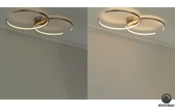 Trio Deckenleuchte, Nickel-matt, WiZ-Connected | edelstahlfarben, matt