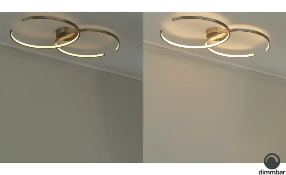 Trio Deckenleuchte, Nickel-matt, WiZ-Connected | edelstahlfarben, matt