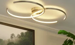 Trio Deckenleuchte, Nickel-matt, WiZ-Connected | edelstahlfarben, matt