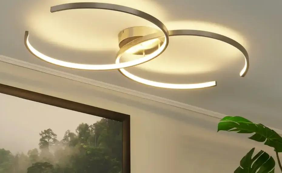 Trio Deckenleuchte, Nickel-matt, WiZ-Connected | edelstahlfarben, matt