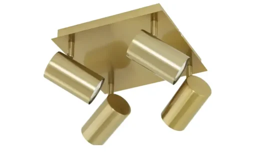 Trio Deckenstrahler, 4-flammig, altmessing | 24 cm