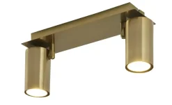 Trio Deckenstrahler, 2-flammig, altmessing | 30 cm