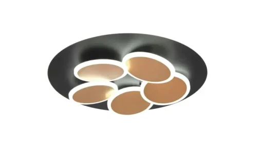 Trio LED Deckenleuchte | Goldfarben, mehrfarbig, Schwarz, matt