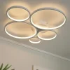 Trio LED-Deckenleuchte, Kreise, weiß | Weiß, matt