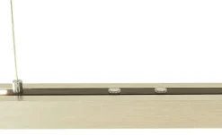Trio LED-Pendelleuchte, alu mit Up & Down Light | silberfarben, matt