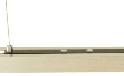 Trio LED-Pendelleuchte, alu mit Up & Down Light | silberfarben, matt