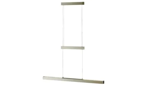 Trio LED-Pendelleuchte, alu mit Up & Down Light | silberfarben, matt