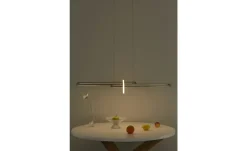 Trio LED-Pendelleuchte, Nickel matt, ´geometrisch` | silberfarben, matt