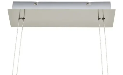 Trio LED-Pendelleuchte, nickel matt mit Dimmer