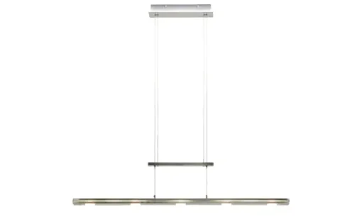 Trio LED-Pendelleuchte, nickel matt mit Dimmer