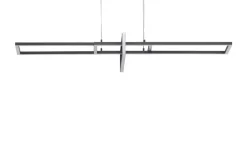 Trio LED-Pendelleuchte, schwarz, ´geometrisch` | Schwarz, matt