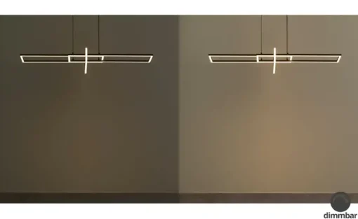 Trio LED-Pendelleuchte, schwarz, ´geometrisch` | Schwarz, matt