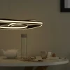 Trio LED-Pendelleuchte, schwarz ´gedreht´ | Höffner