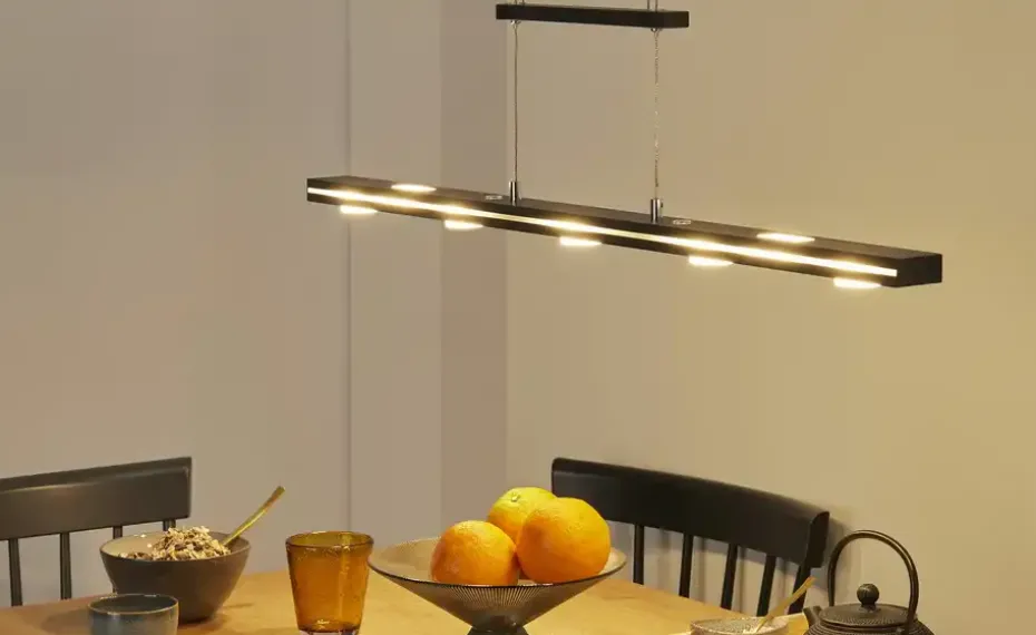 Trio LED-Pendelleuchte schwarz-matt | Möbel Höffner