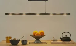 Trio LED-Pendelleuchte schwarz-matt | Möbel Höffner