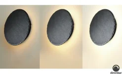 Trio LED-Wandleuchte, 1-flammig, Schiefer | Höffner