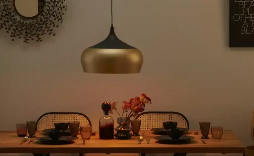 Trio Pendelleuchte, 1-flammig, Messing-matt | Höffner