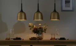 Trio Pendelleuchte, 3-flammig, Messing-matt | Höffner