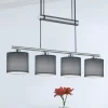 Trio Pendelleuchte, 4-flammig, Stoffschirm | Höffner