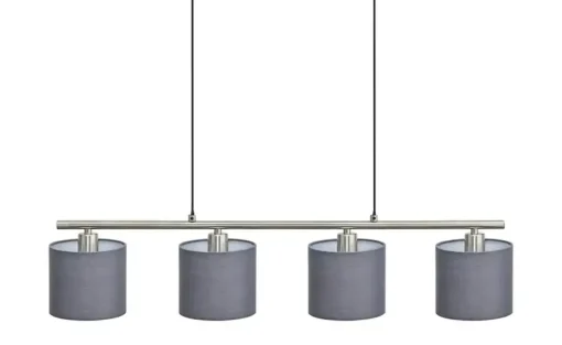 Trio Pendelleuchte, 4-flammig, Stoffschirm | Höffner