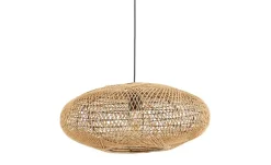 Trio Pendelleuchte, 1-flammig, mit Sisal Schirm