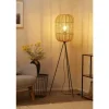 Trio Stehleuchte, 1-flammig, Sisal braun | Höffner