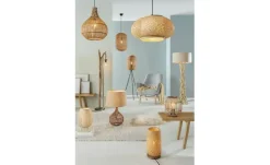 Trio Stehleuchte, 1-flammig, Sisal braun | Höffner
