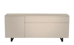 TV Board Nicolo Phono | Sand, matt, Kufen/ Schwarz