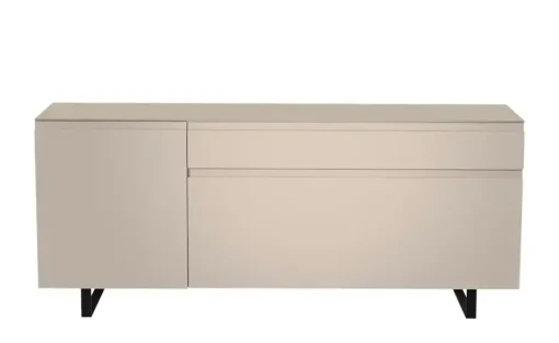 TV Board Nicolo Phono | Sand, matt, Kufen/ Schwarz