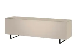 TV Board Nicolo Phono | Sand, matt, Kufen/ Schwarz