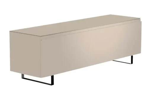 TV Board Nicolo Phono | Sand, matt, Kufen/ Schwarz