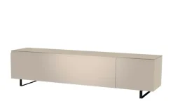 TV Board Nicolo Phono | Sand, matt, Kufen/ Schwarz