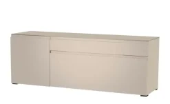 TV Board Nicolo Phono | Sand, matt, Gleiter/ Schwarz