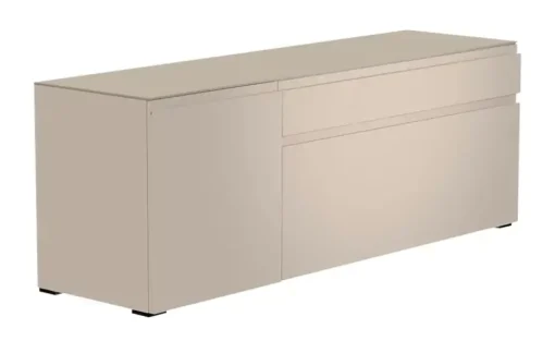 TV Board Nicolo Phono | Sand, matt, Gleiter/ Schwarz