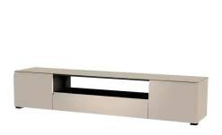 TV Board Nicolo Phono | Sand, matt, Gleiter/ Schwarz
