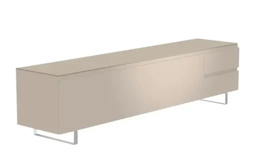 TV Board Nicolo Phono | Sand, matt, Kufen/ Alufarben