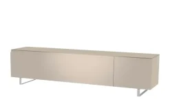 TV Board Nicolo Phono | Sand, matt, Kufen/ Alufarben