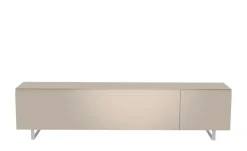 TV Board Nicolo Phono | Sand, matt, Kufen/ Alufarben