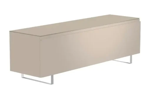 TV Board Nicolo Phono | Sand, matt, Kufen/ Alufarben