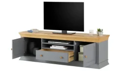 TV-Board Bornholm | Kiefer, Grau, antik | Möbel Höffner