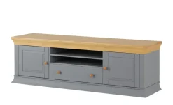 TV-Board Bornholm | Kiefer, Grau, antik | Möbel Höffner