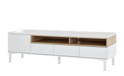TV-Lowboard  Case | Weiß, matt | Möbel Höffner