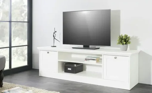 TV-Lowboard Laurito | Weiß | Möbel Höffner