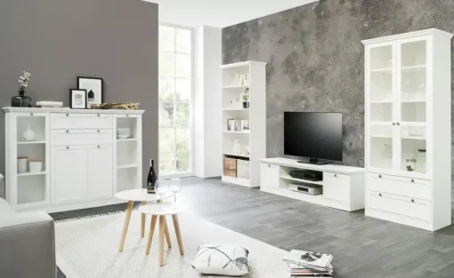TV-Lowboard Laurito | Weiß | Möbel Höffner