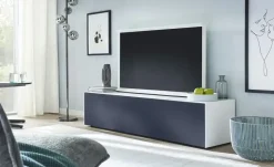 TV-Lowboard Stream Premium | Weiß, Schwarz | Höffner