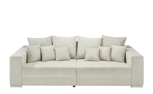 uno Bigsofa aus Cordstoff Ricardo | Creme | Höffner