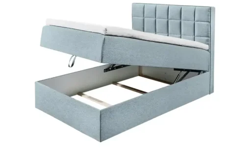 uno Boxbett mit Bettkasten Alaska  | Hellblau, 140 cm